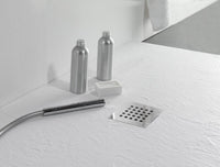 Piatto Doccia in Pietra 70x150 cm Bonussi Ardesia Stone Central Nero