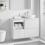 Mobile da Bagno Bianco Lucido 30 x 35 x 50 cm 890486