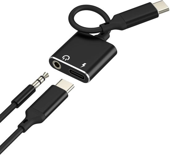 Adattatore USB-C a 3,5 mm per cuffie con porta di ricarica