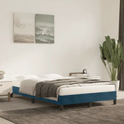 Giroletto senza Materasso Blu Scuro 120x200 cm in Velluto 346968