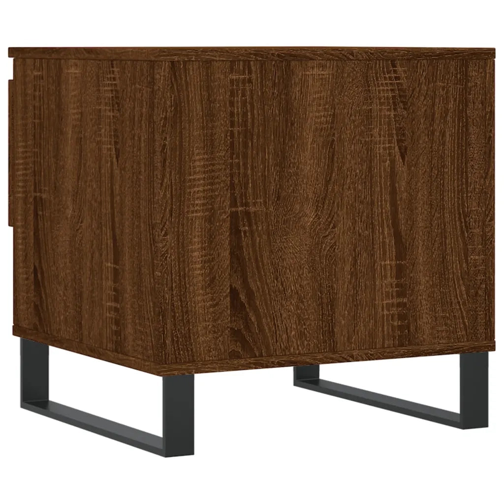 2 pz Tavolini salotto | Tavolino da caff¨¨ | Tavolino da Soggiorno Rovere Marrone 50x46x50 Legno Multistrato