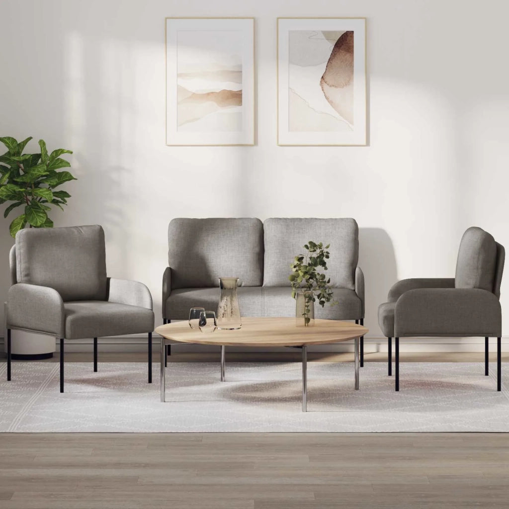 Set divani 3 pcs Talpa 115 x 56 x 80 cm Legno compensato 3406213