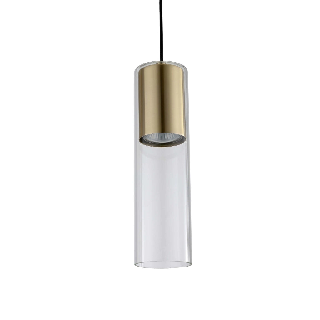 Lampada a sospensione Manacor GU10 oro vetro Light Prestige
