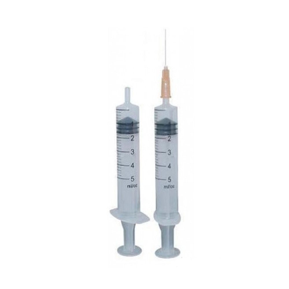 Siringhe monouso da 5 millilitri leucoran confezione da 10 pezzi