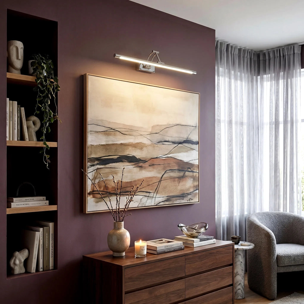 Applique Da Bagno Led Swe017-1w 60cm Chrome