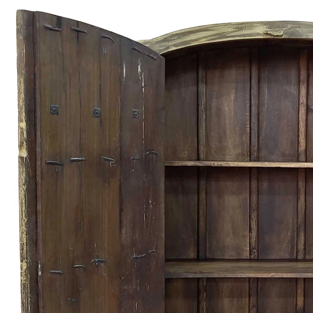 Armadio in legno fatto a mano 90-100x37x170-195h cm