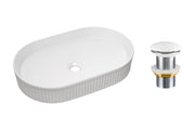 Set lavabo con tappo click-clack Lavabi da appoggio 56 x 1401 x 36 cm