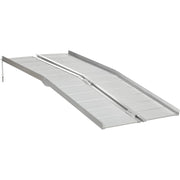 RAMPA X SEDIA A ROTELLE IN LEGA DI ALLUMINIO ANTISCIVOLO 272KG 183x72x5cm HOMCOM