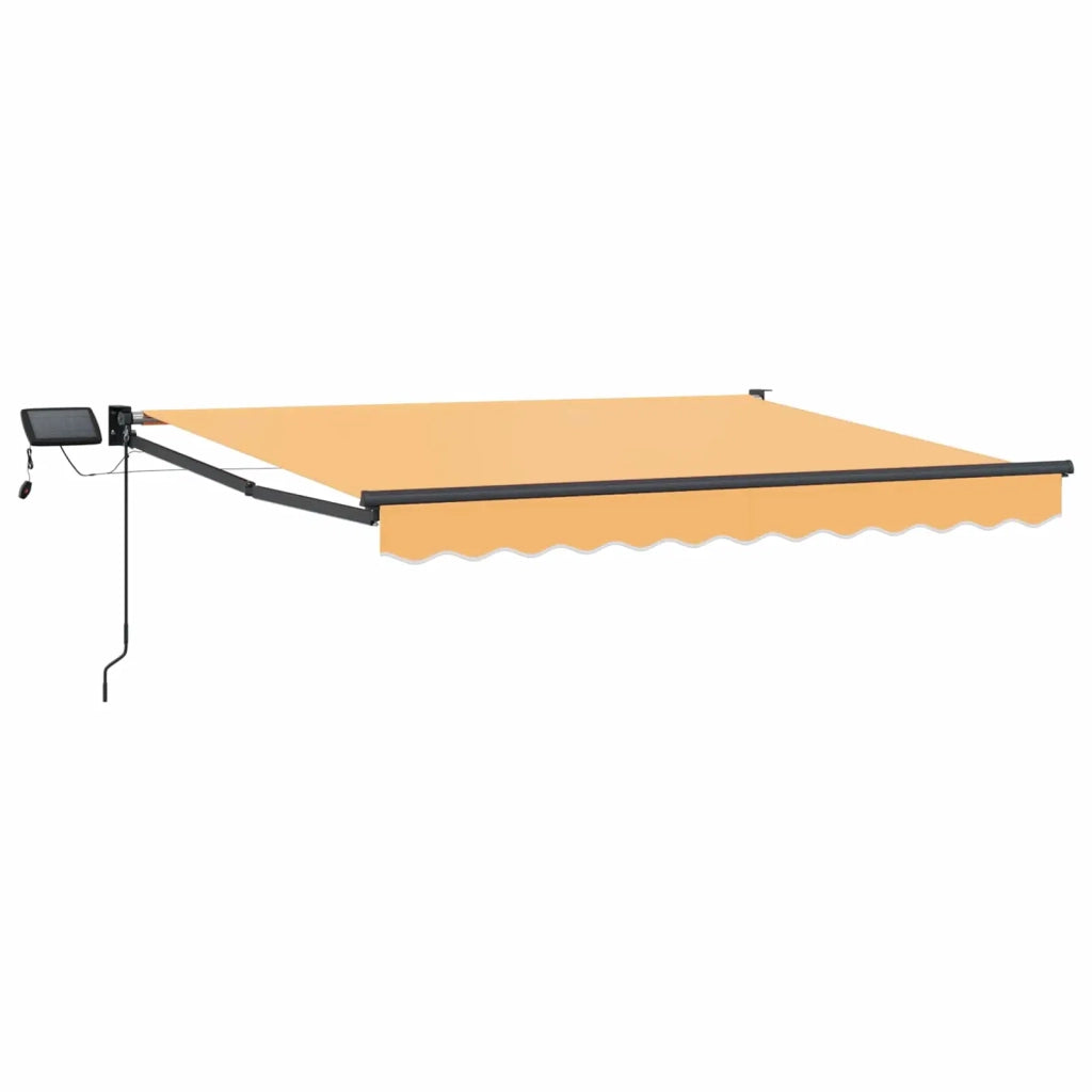 Tenda retrattile manuale con LED Sabbia 3426361