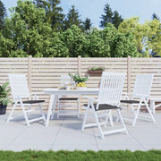 Cuscini per Sedia 4 pz Antracite 50x50x4 cm in Tessuto Oxford 314038
