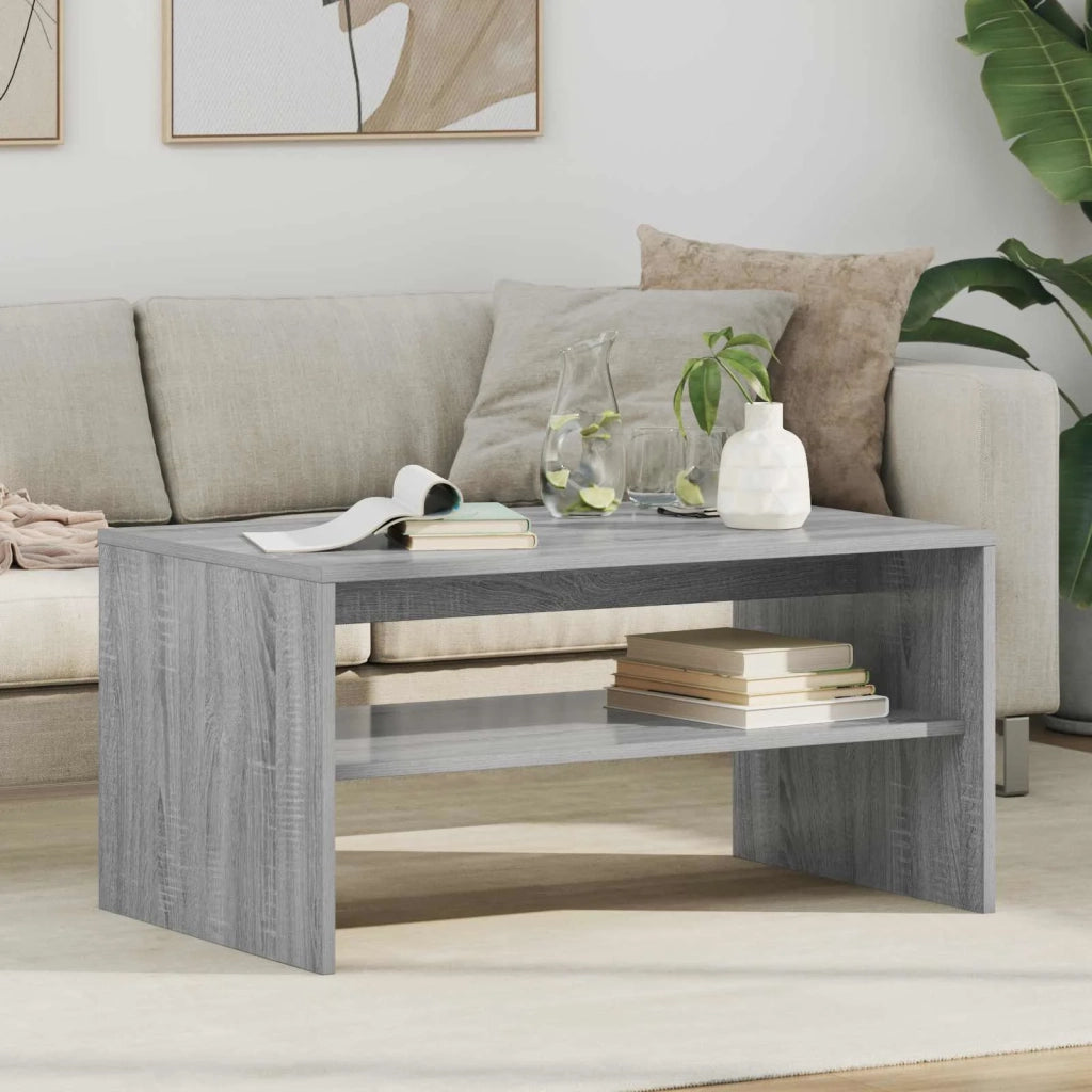 Tavolino da salotto Grigio Sonoma 80 x 50 x 40 cm 8000281