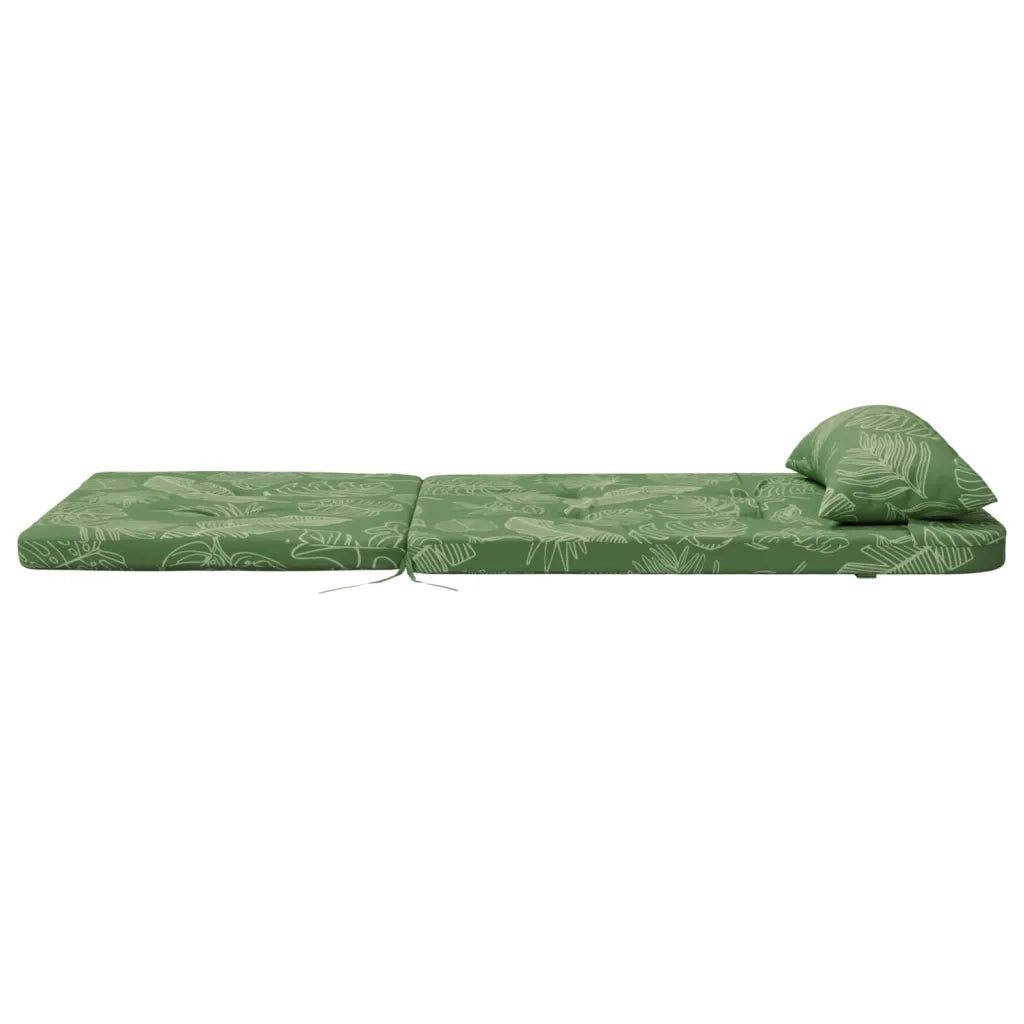 Cuscini Sedia Adirondack 2 pz Motivo a Foglie in Tessuto Oxford 361849