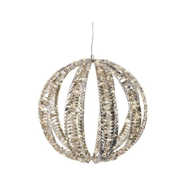Decorazione luminosa natale amicasa 9490405 sfera