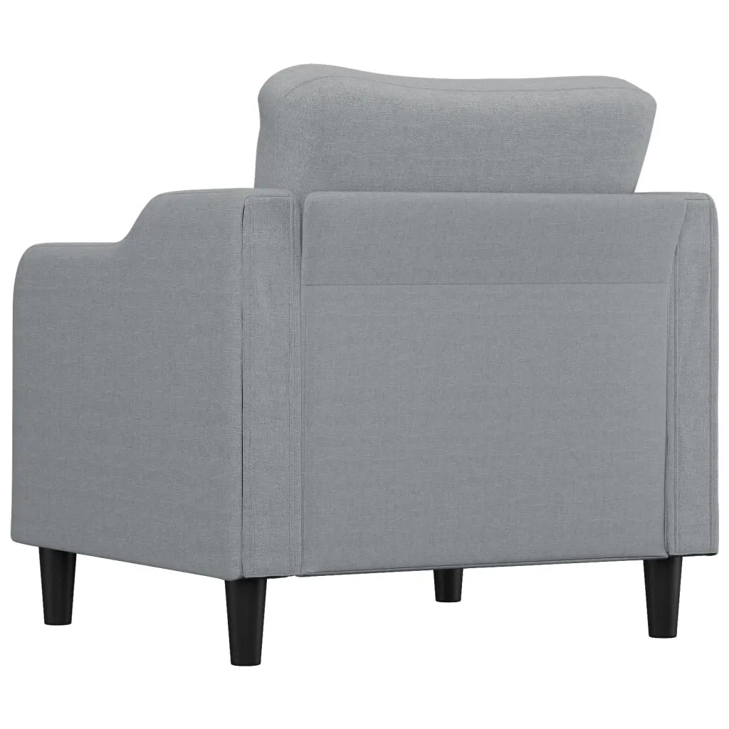 Poltrona-Divano Sedia Grigio Chiaro 60 cm in Tessuto 677560