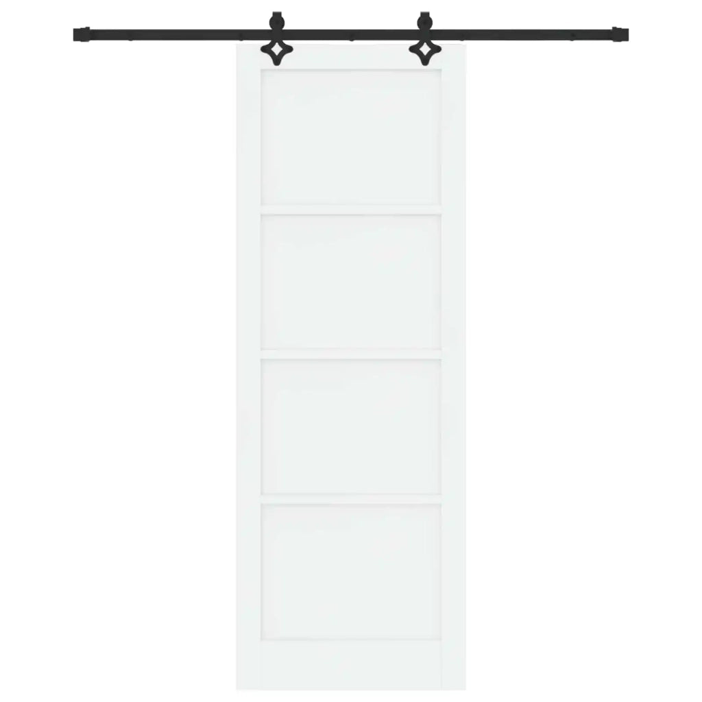 Porta scorrevole Bianco e Nero 83 x 232 cm