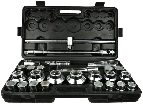 Set di chiavi a sei punte - Chroom Vanadium - 21-65 mm - 26-delig