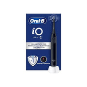 Oral-B iO 2 Spazzolino Elettrico Nero con Micro-vibrazioni e Testina Rotonda
