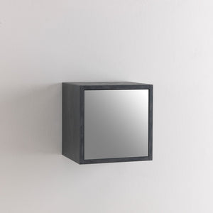 Pensile da Soggiorno 1 Anta 34x27x34 cm Specchio TFT Marte Pietra Blu