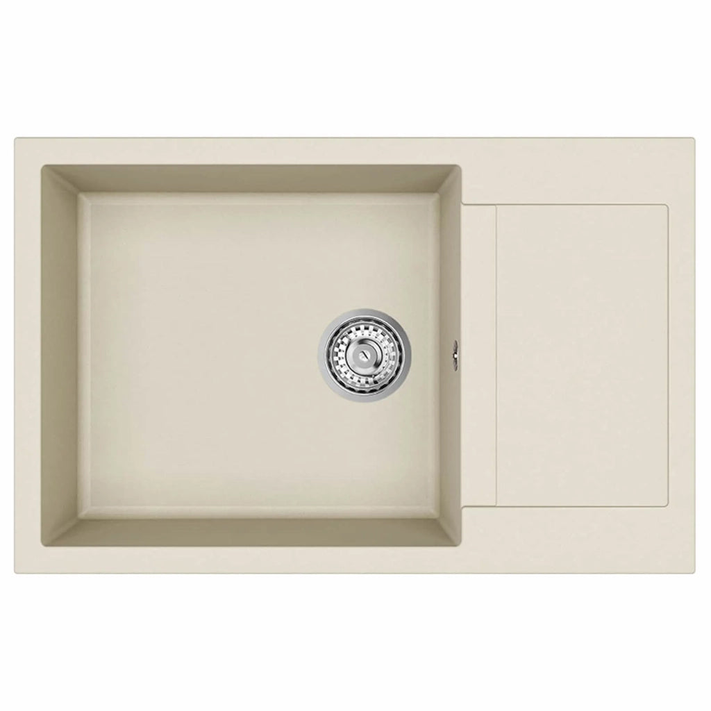 Lavello Beige 780 x 500 mm 80% Quarzo e 20% Resina 42028402