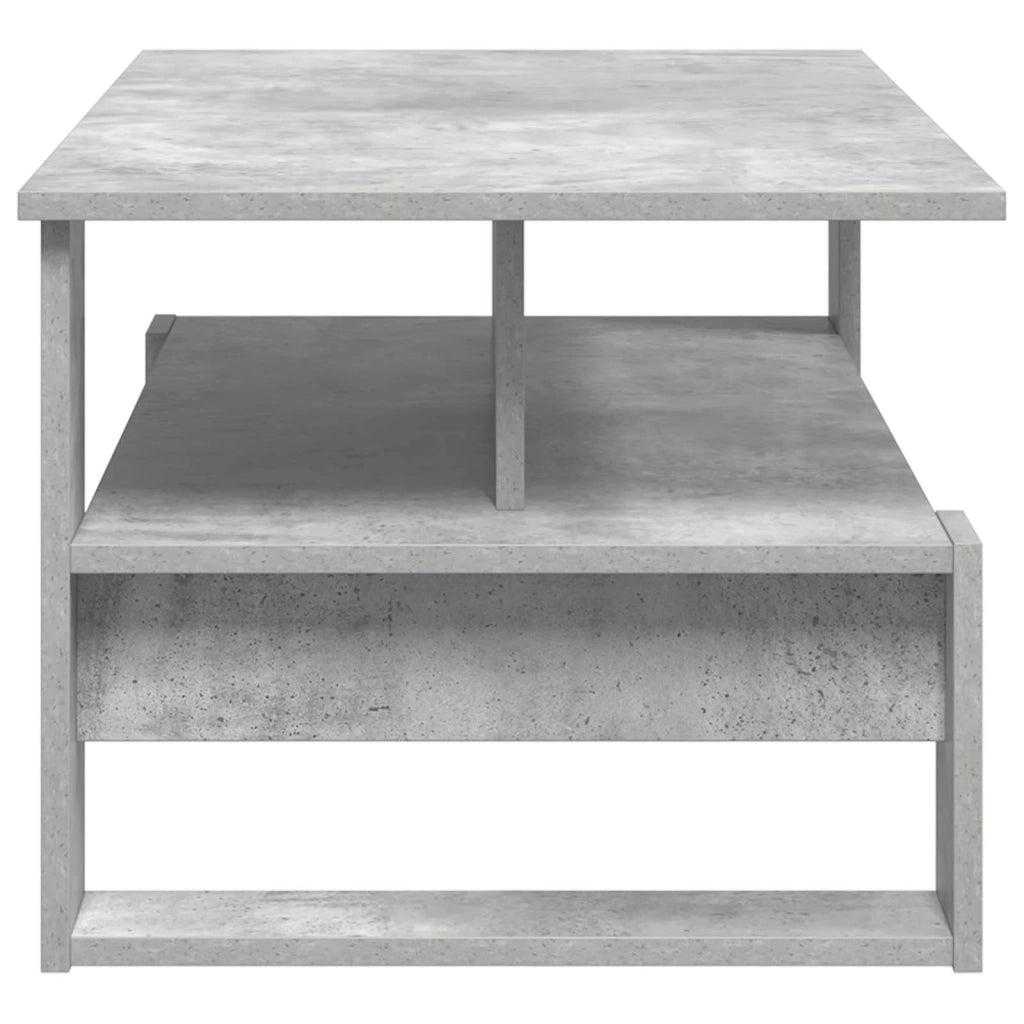 Tavolino da salotto Grigio cemento 90 x 50 x 40 cm