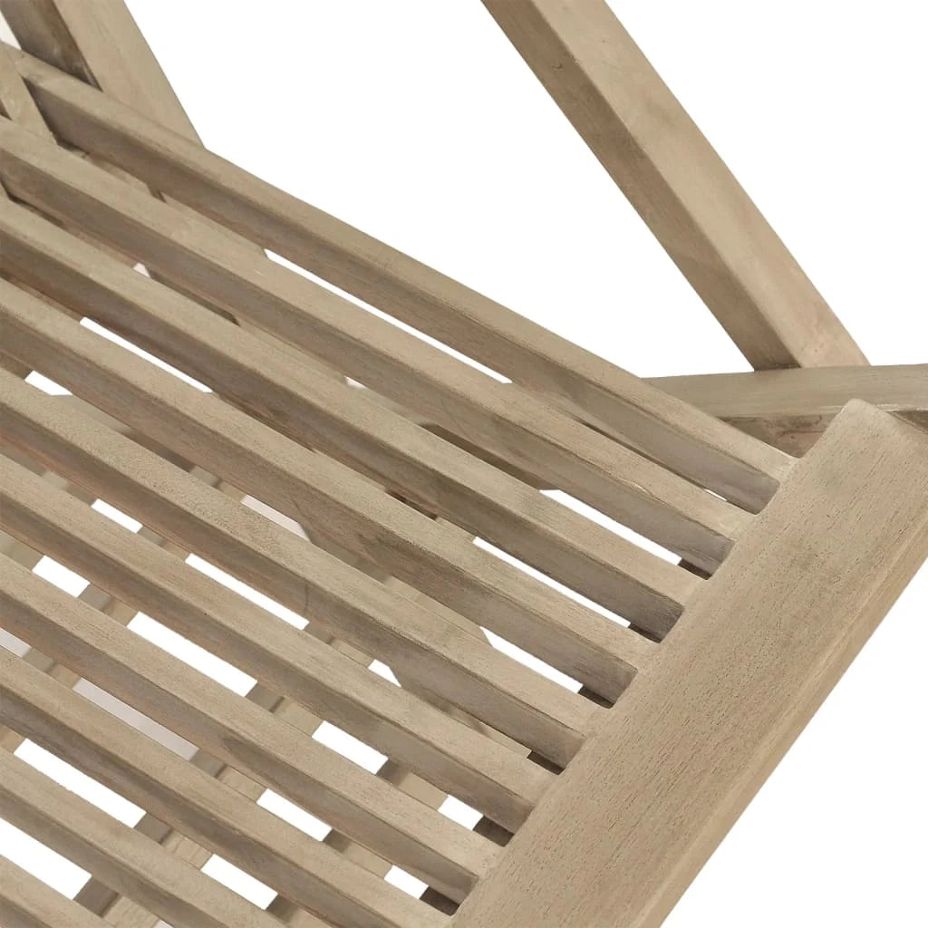 Set di mobili da giardino mobili da esterno 7 pezzi legno massello di teak grigio 02_0017435