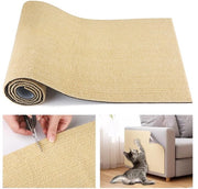 Mat per gatto autoadesivo, 30 x 100 cm mat per gatto autoadesivo, mat per gatto autoadesivo, palo per gatto, protezione autoadesiva per divano, parete, gatti, kaki