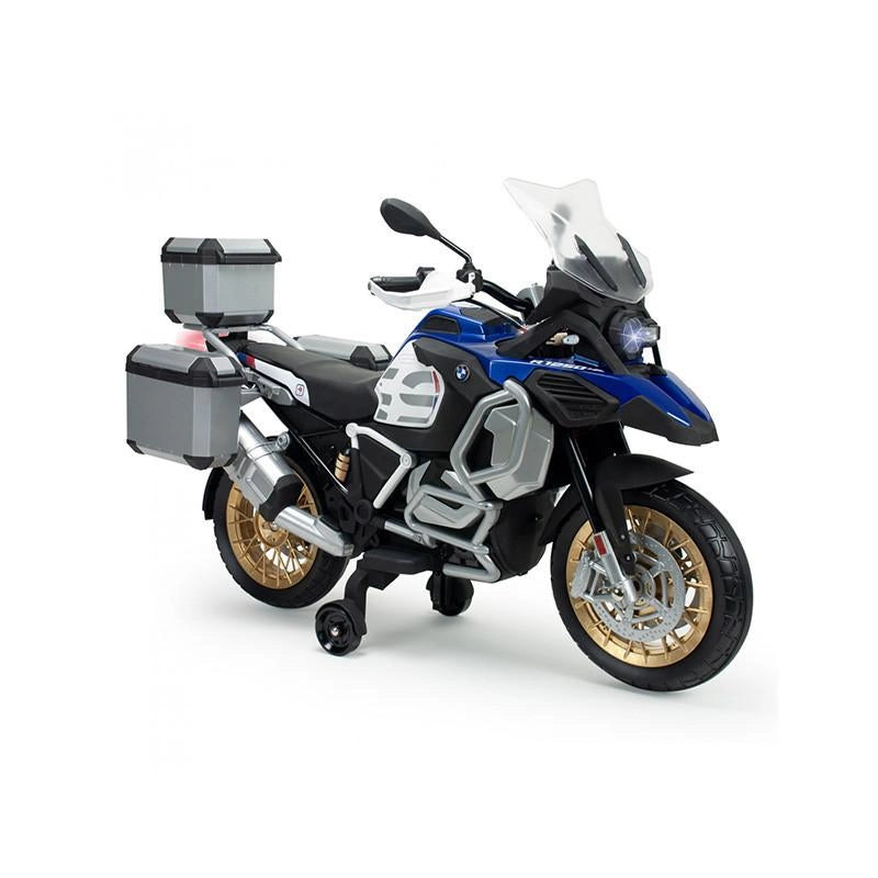 Moto Elettrica per Bambini 12V, Luci LED, MP3, Battistrada in Gomma - Dimensioni 124x58x81cm