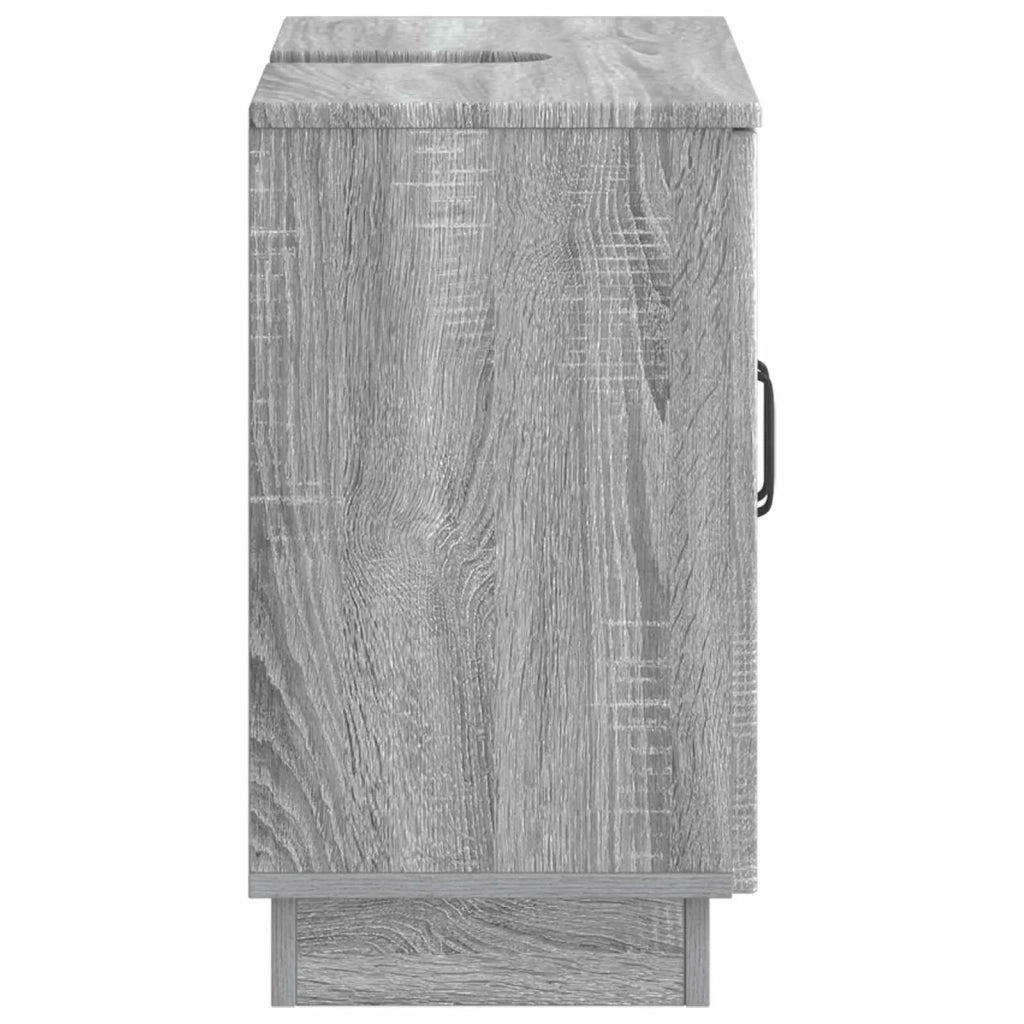 Armadio per Lavabo da Bagno HOORN Sonoma grigio 897231