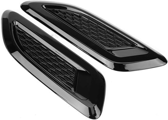 Accessorio di ventilazione per auto, ABS, universale, esterno, decorativo, per Land Rover Range Rover Evoque 2012-2018, autoadesivo, accessorio di ventilazione