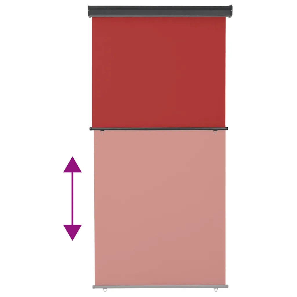 Tendalino Laterale per Balcone 125x250 cm Rosso 48421