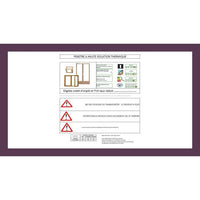 Laterali fissi H 215X L40 Cm Cote Tableau Bois Exo Prepeint Blanc