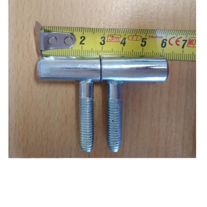 Set di 4 tappi zincati per blocchi di porte interne