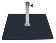 Base per Ombrellone da Giardino 20 Kg per Tubi Ø38mm in Metallo Grafite