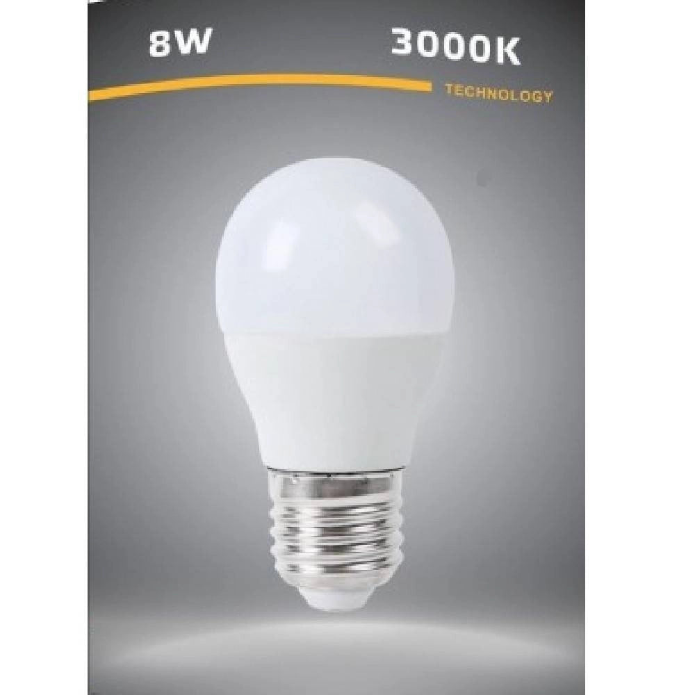 Trade Shop - Lampadina Led E27 G45 8 Watt 15d Bulbo Luce Bianco Caldo Freddo Naturale G4509 -