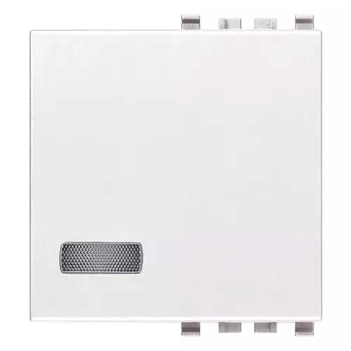 VIMAR EIKON - TASTO 2M CON DIFFUSORE BIANCO