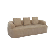 Divano in tessuto, 3 posti, beige scuro