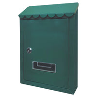 Cassetta postale CAPRI UTILIA +colori feritoia superiore tetto 2 chiavi 21x6x30h.cm MARRONE