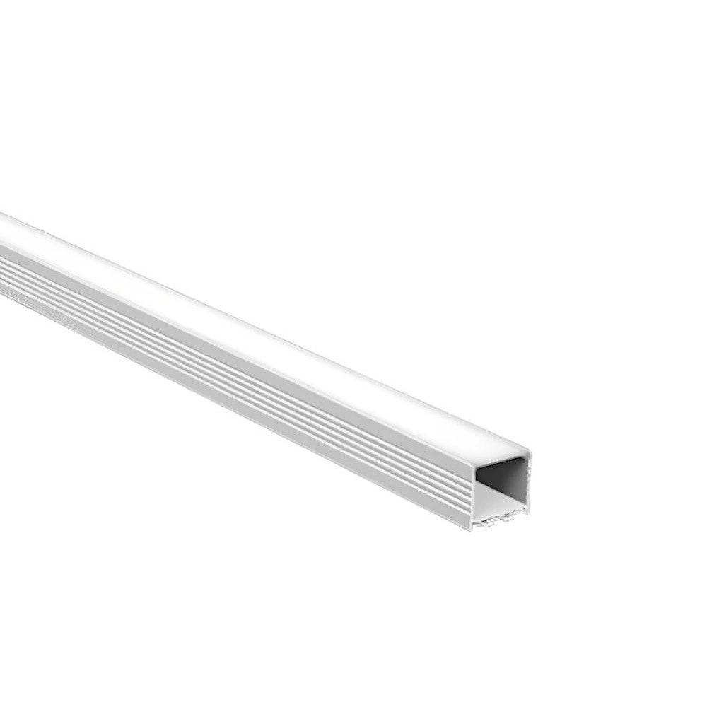 Trade Shop - 5pz Profilo In Alluminio 2 Mt Lineare Sospeso Sezionabile Per Striscia Led Al-28 -