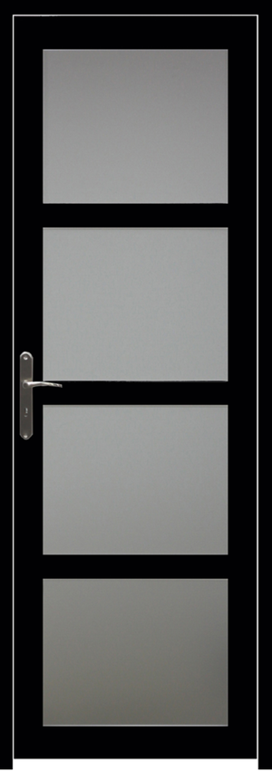 Blocco porta Telia Black Coat 73 largo Spinta a destra