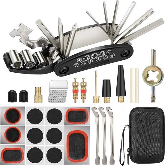 Kit di riparazione pneumatici per bicicletta - Kit di riparazione pneumatici per bicicletta - Kit di riparazione pneumatici per bicicletta - Kit di sostituzione pneumatici per bicicletta - Kit di riparazione pneumatici per bicicletta