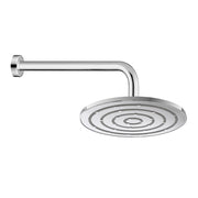 Set Soffione doccia Ø 20 cm e braccio di 35 cm in finitura cromo anticalcare Hidra