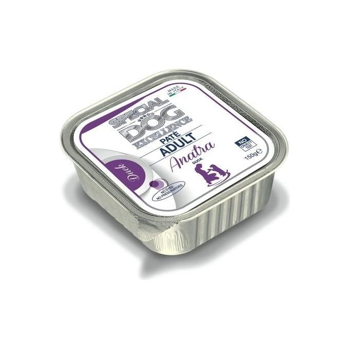 Monge Special Dog Excellence Alimento Umido Cani Adult Paté Anatra 150 g Pacco 8 pezzi