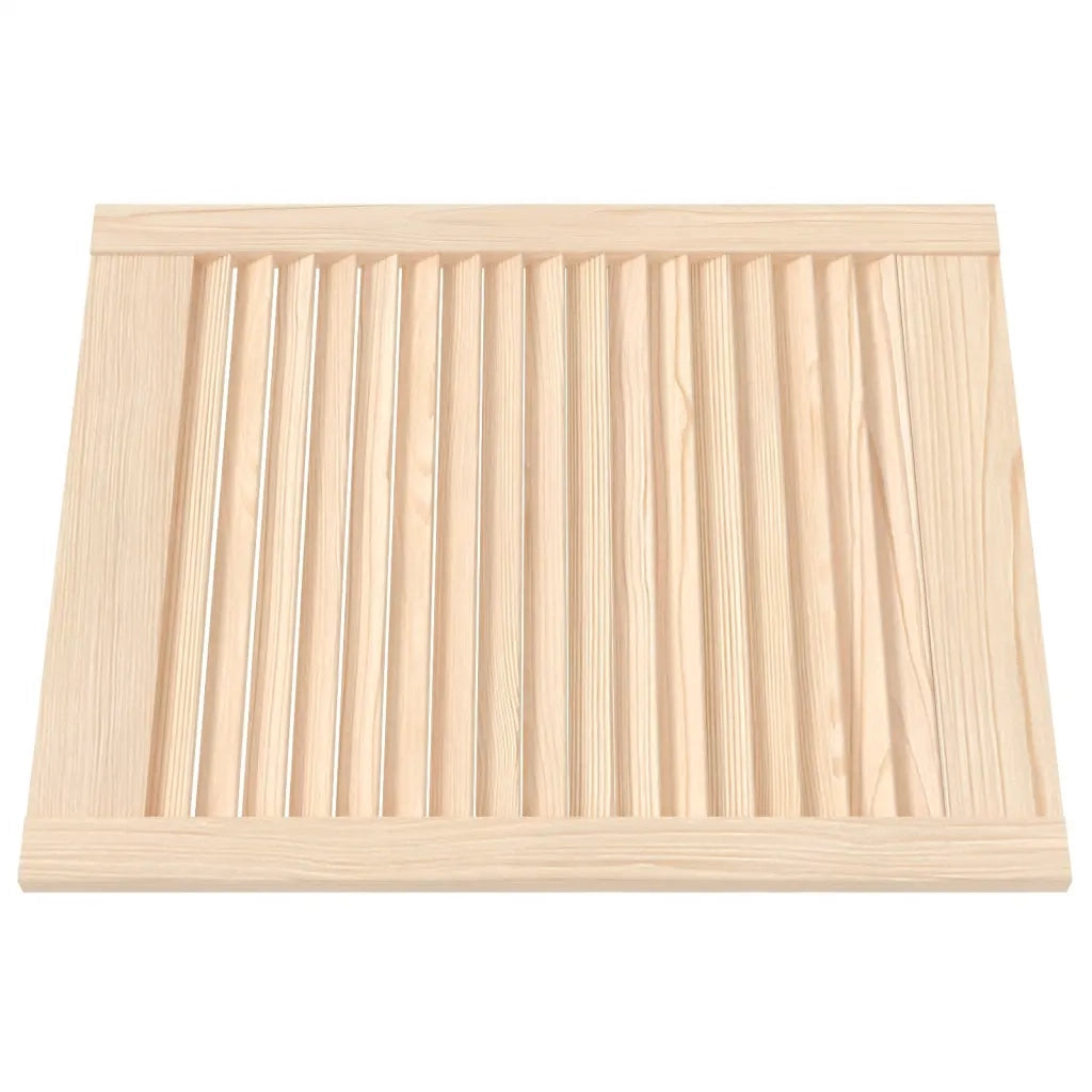 Ante con Design a Lamelle 4 pz 61,5x49,4 cm in Legno di Pino 151120
