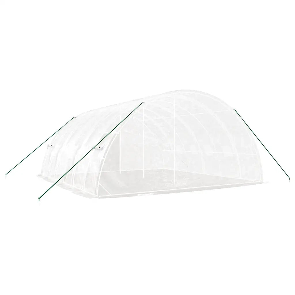 Serra con Telaio in Acciaio Bianco 36 m² 6x6x2,85 m 3188117