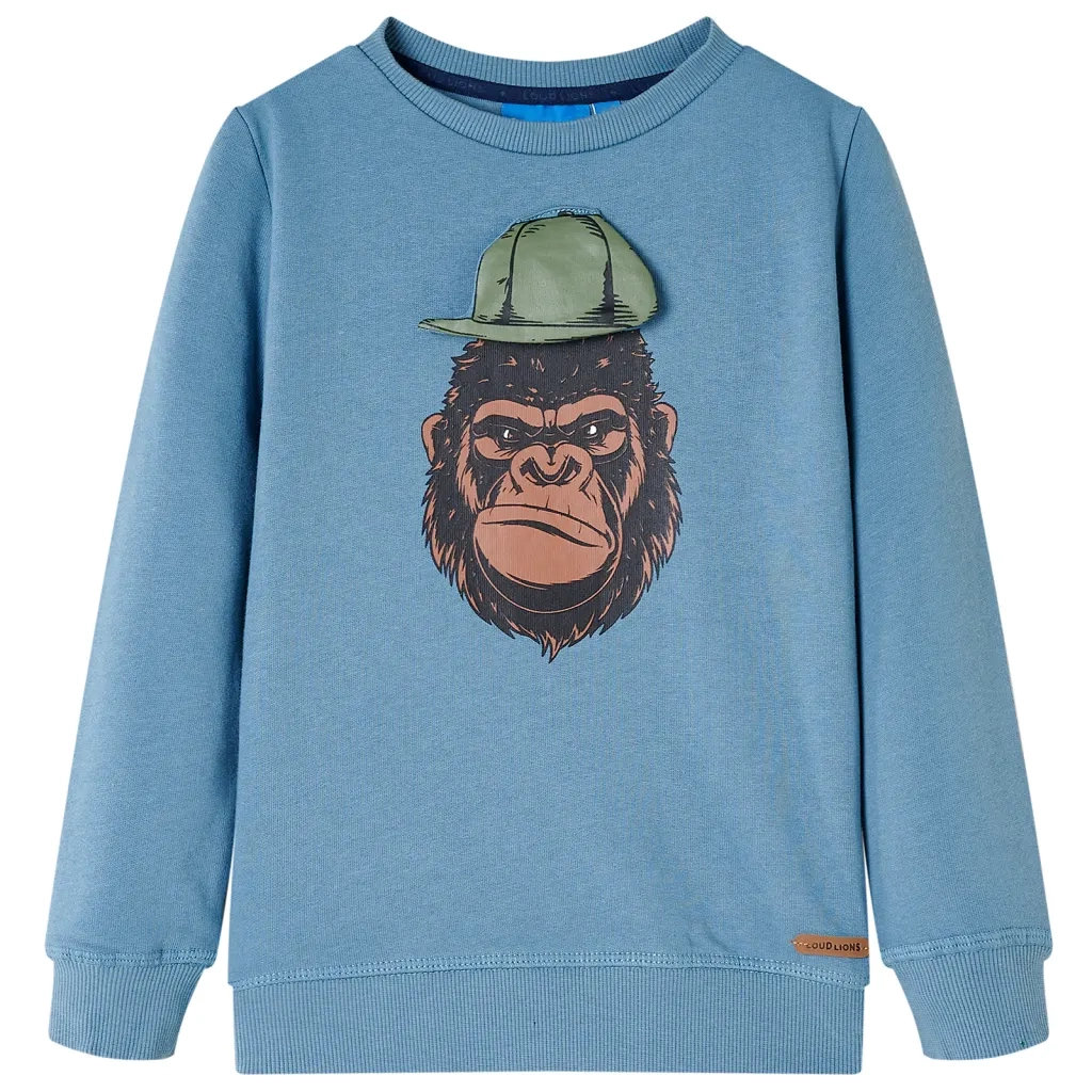 Felpa da Bambino Blu Medio 104cod mxl 132903