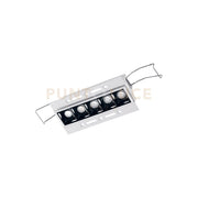 GFA1130C- FARETTO AD INCASSO 5 LUCI A SCOMPARSA A LED 3000K 800LM 10W BIANCO