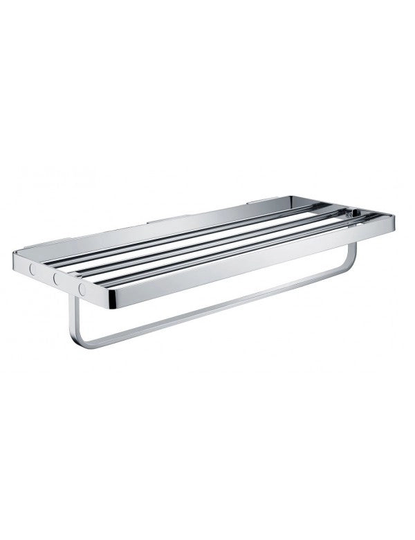 Mensola, portasciugamani SOLO in ottone cromato 60 x10,8 x25,5 cm