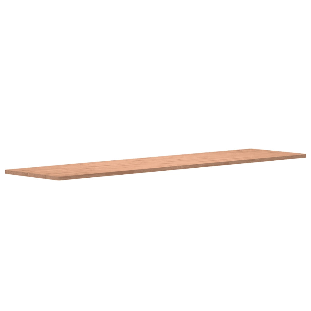 Piano Scrivania 220x55x2,5 cm in Legno Massello di Faggio 356098