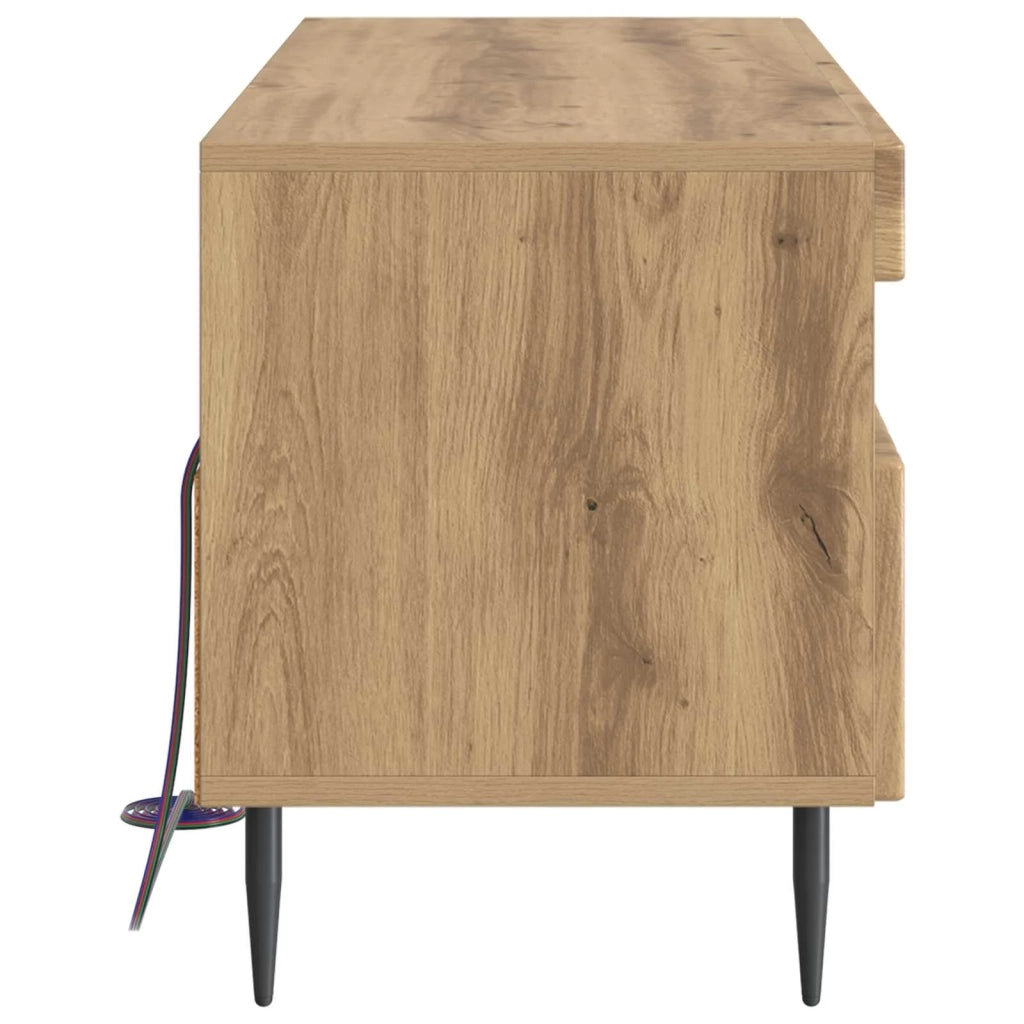 Mobile TV LED Rovere Artigianale Legno ingegnerizzato 896564