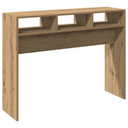 Tavolo Consolle | Tavolo d'Ingresso Rovere Artigianale 105x30x80 cm in Truciolato
